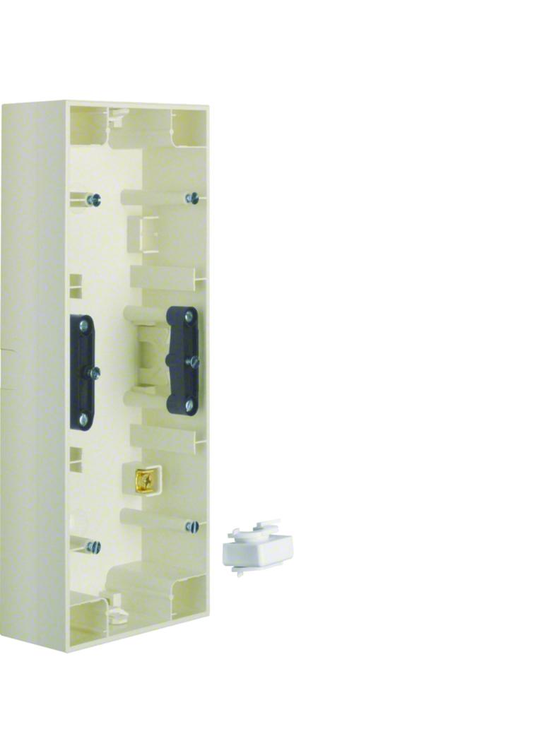 BERKER B.Kwadrat Puszka natynkowa potrójna krem 5310439902 HAGER