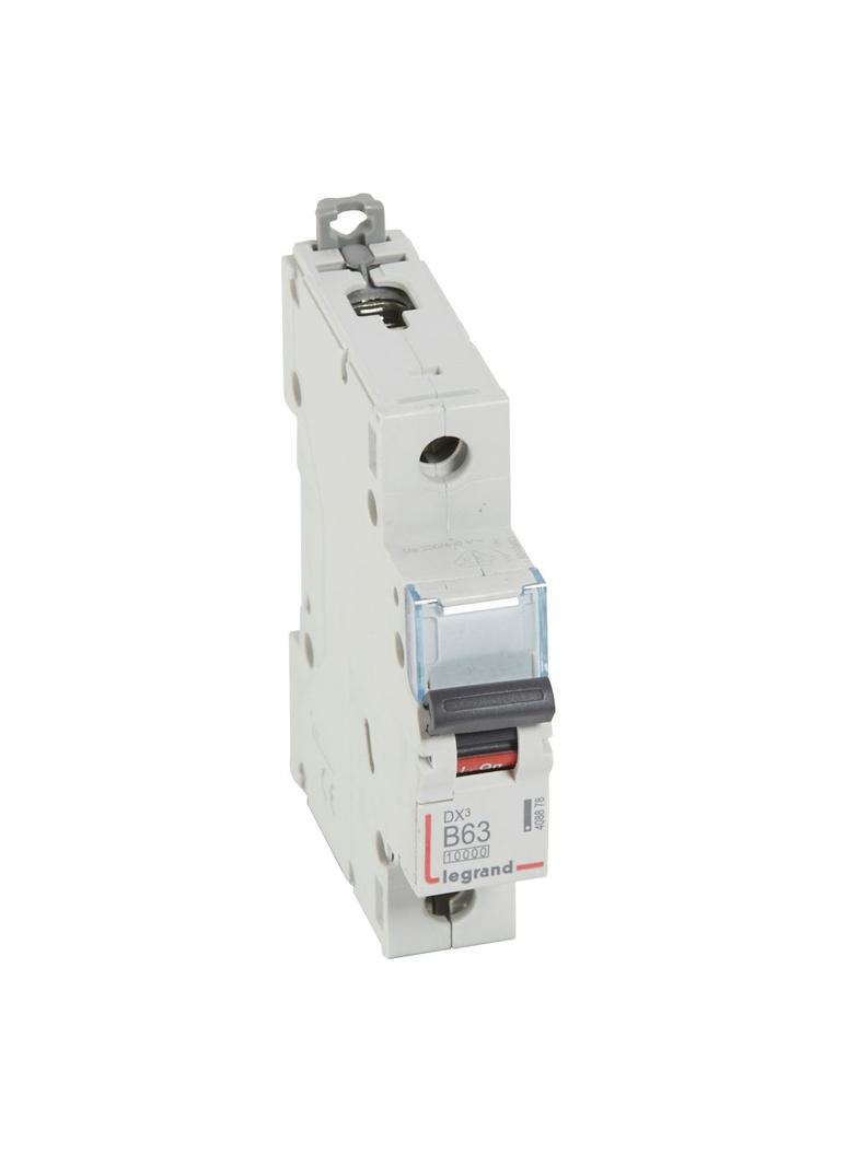 WYŁĄCZNIK NADPRĄDOWY S 311 1P B 63A 10000A SERII DX3, Legrand