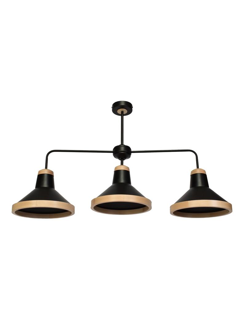 plafon Salma 3xE27 czarny MLP6297 Milagro