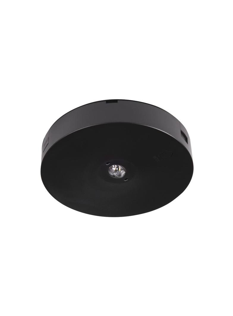 Oprawa sieciowo-awaryjna natynkowa Starlet Round LED SC 250 CB IP20 [BLK] / współpraca z centralną b 90710 INTELIGHT