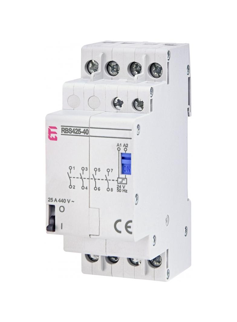 Stycznik bistabilny 25A 4P 4Z 2M RBS425-40-24V AC 002464143 ETI