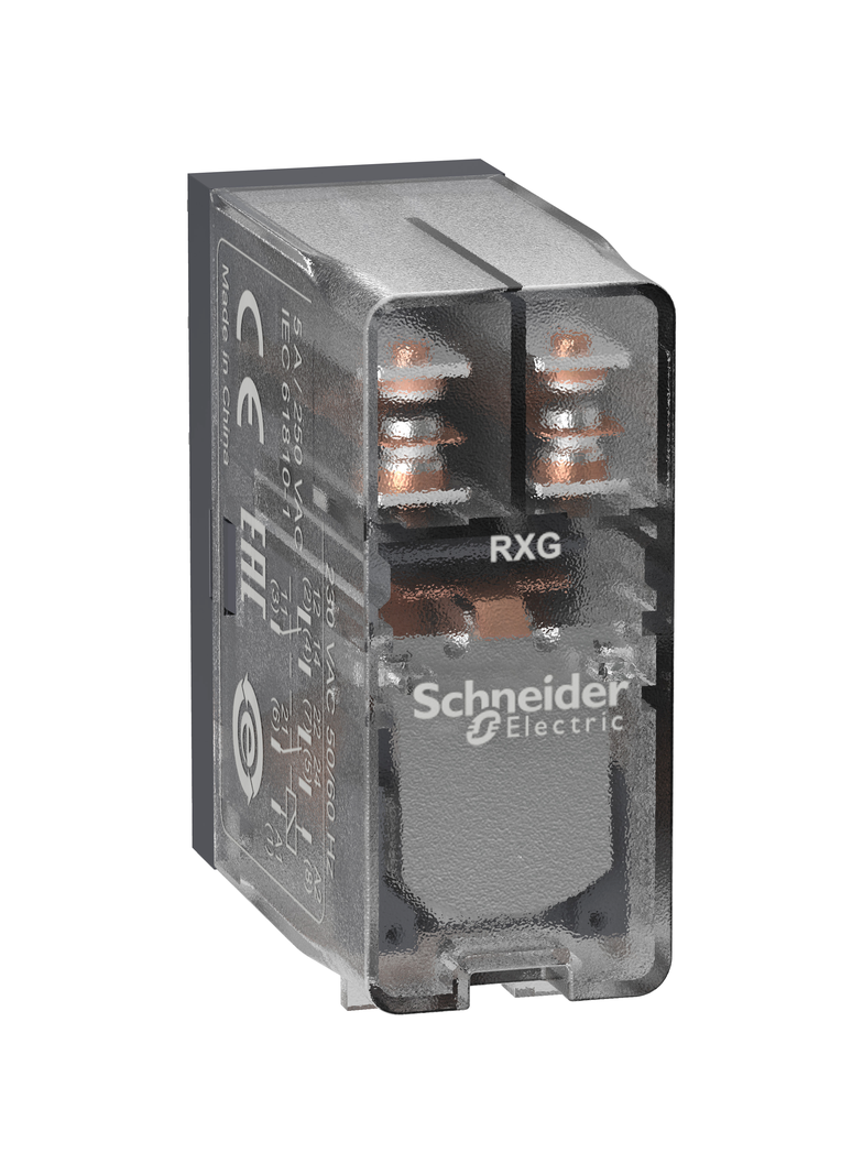 Zelio Relay Przekaźnik interfejsowy ze standardową obudową 2C/O 5A, 24V AC