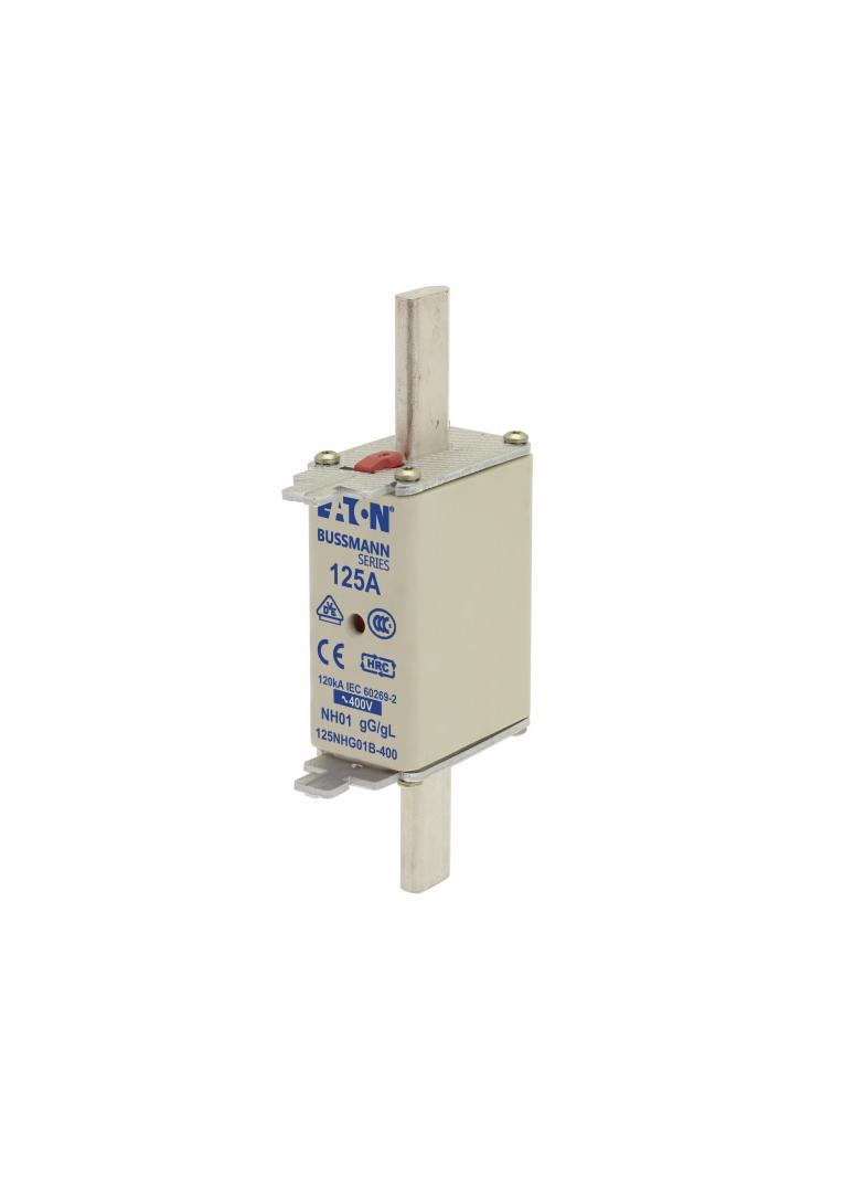 NH FUSE 125A 400V GG/GL SIZE 01 Wkładka NH01 125A 400V GL/GG podwójny wskaźnik 125NHG01B-400 EATON
