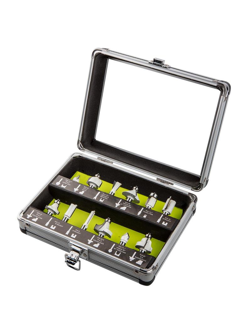 Frezy widiowe, trzpień 8 mm, zestaw 12 szt.