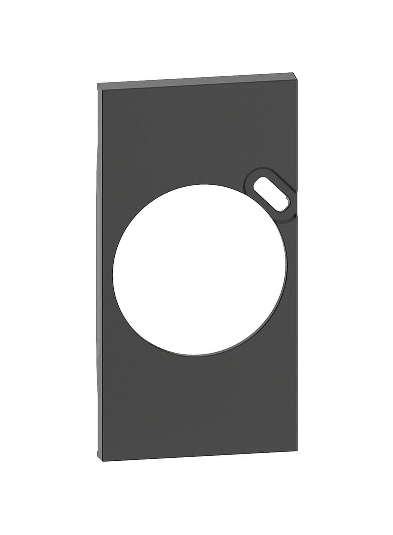 LIVING NOW - PLAKIETKA GNIAZDA 2P+Z + USB - 2 MODUŁY - CZERŃ, Bticino