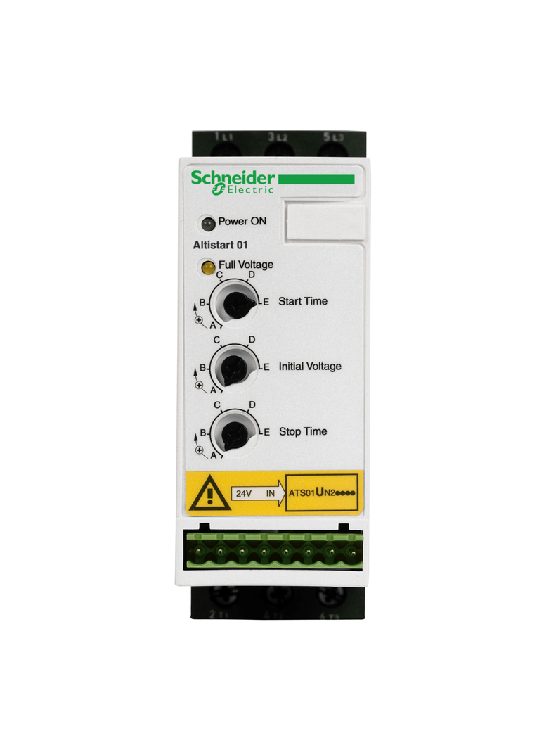 Układ łagodnego rozruchu ATSU01 3 fazowe 200/480VAC 50/60Hz 4kW 9A IP20