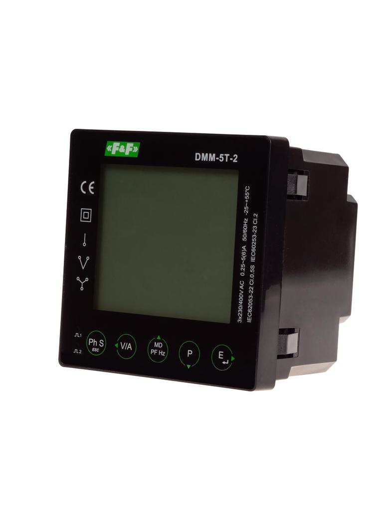 Multimetr panelowy z komunikacją Modbus RTU MID DMM-5T-2 F&F