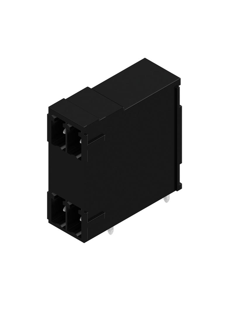 SCD 3.81/04/90G 3.2SN BK BX Wtyki PCB (złącza płyty), 3.81 mm, Liczba biegunów: 4, kąt odejścia: 90° /50szt./ 1973100000 WEIDMÜLLER