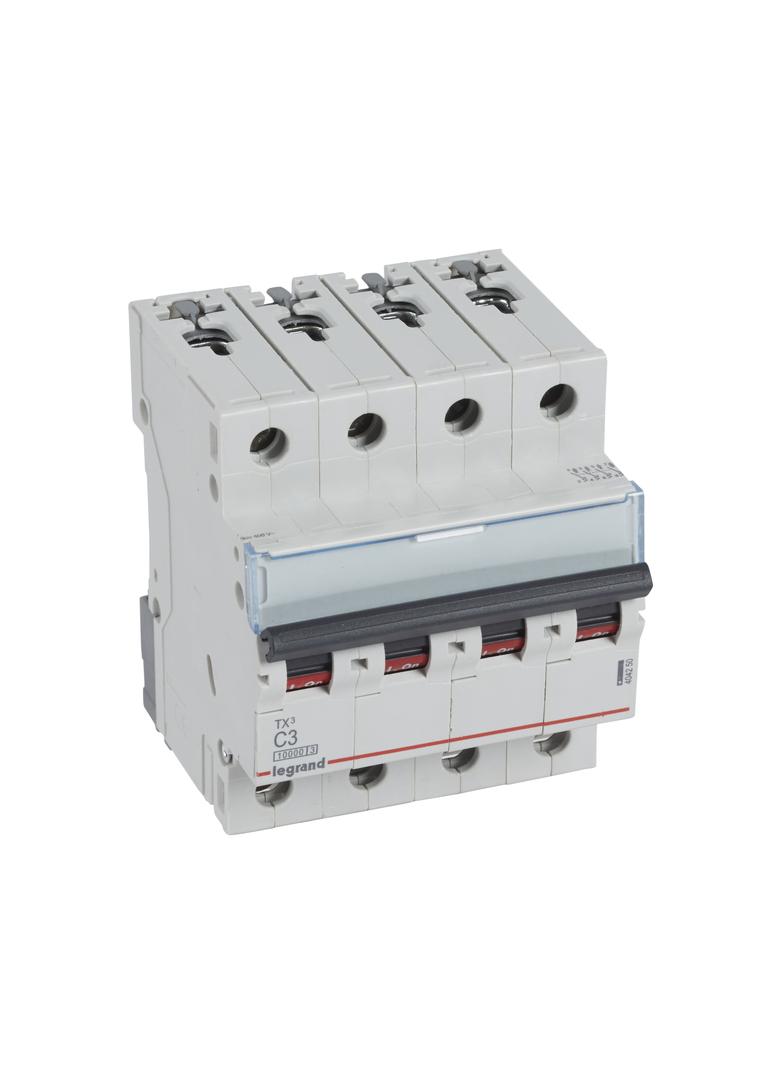 WYŁĄCZNIK NADPRĄDOWY S 314 4P C 3A 10000A SERII TX3, Legrand