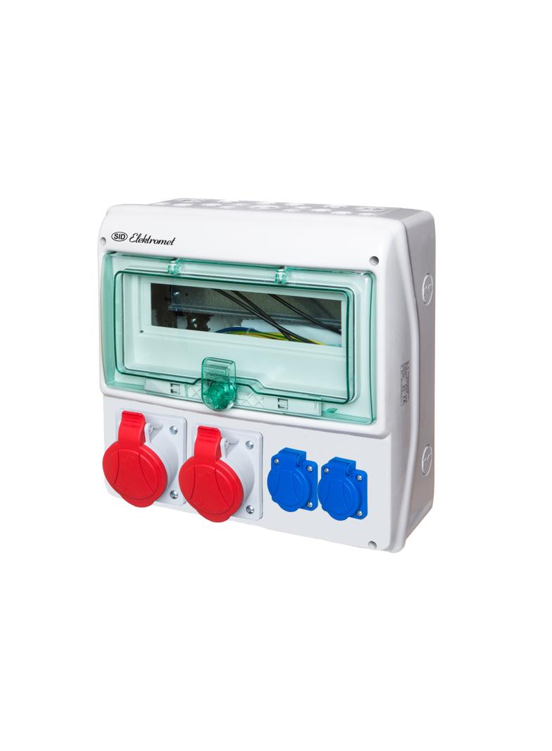 Rozdzielnica RSS-03 -okienko inspekcyjne 12 modułów -wyposażona w okablowanie do podłączenia zabezpi 942031 ELEKTROMET