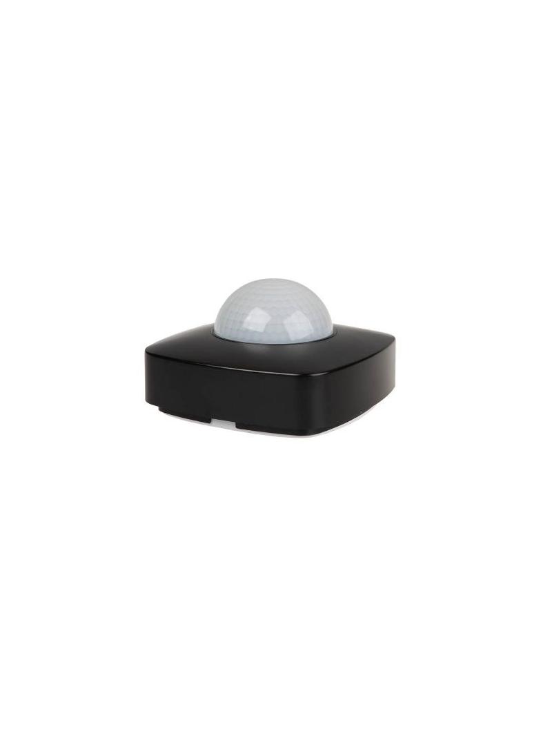 Czujnik ruchu PIR z funkcją obecności IP65 sufitowy 360° 10A 230V czarny F&F