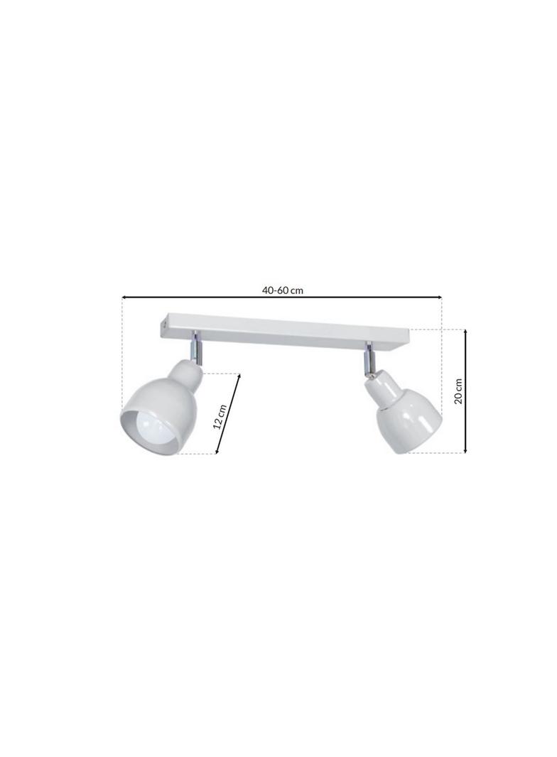 Milagro plafon (reflektorki) Pik White 2xE27 MLP9680