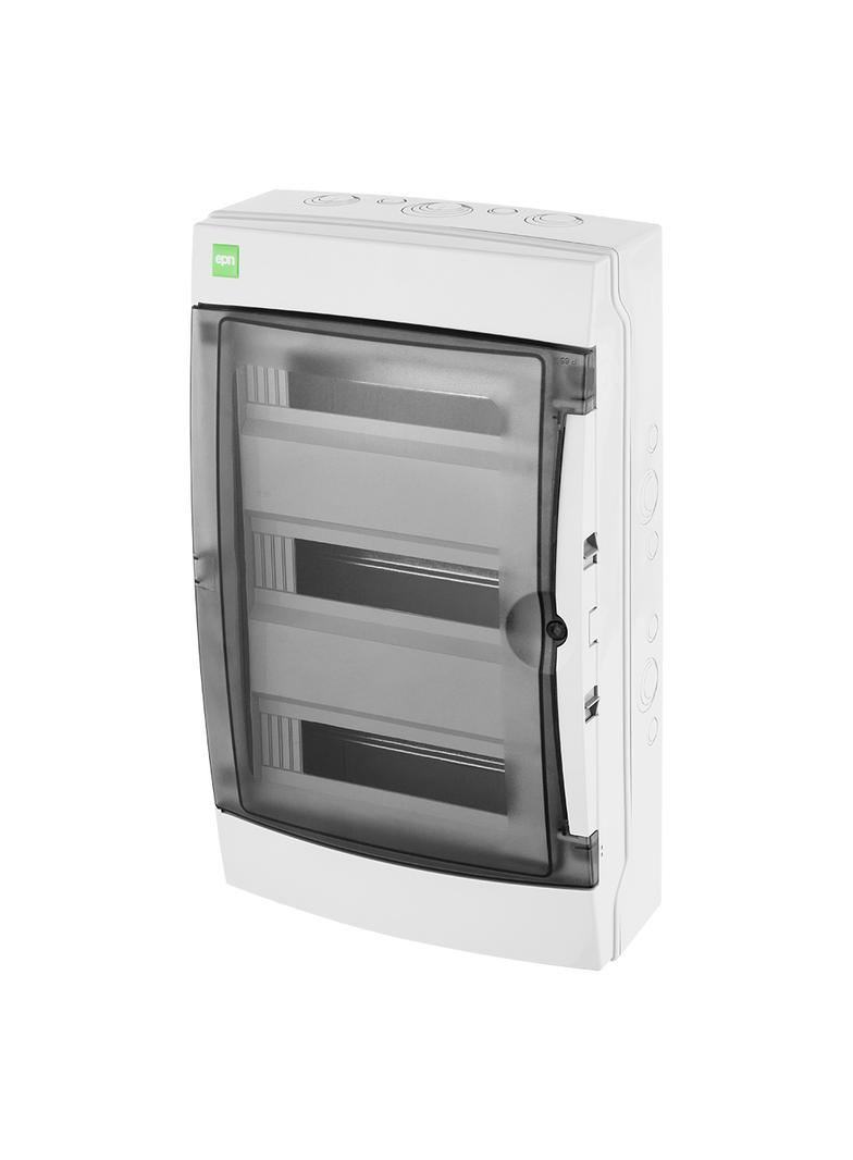 GALANT PLUS RN 3/42 drzwi transparentne (N+PE) IP65