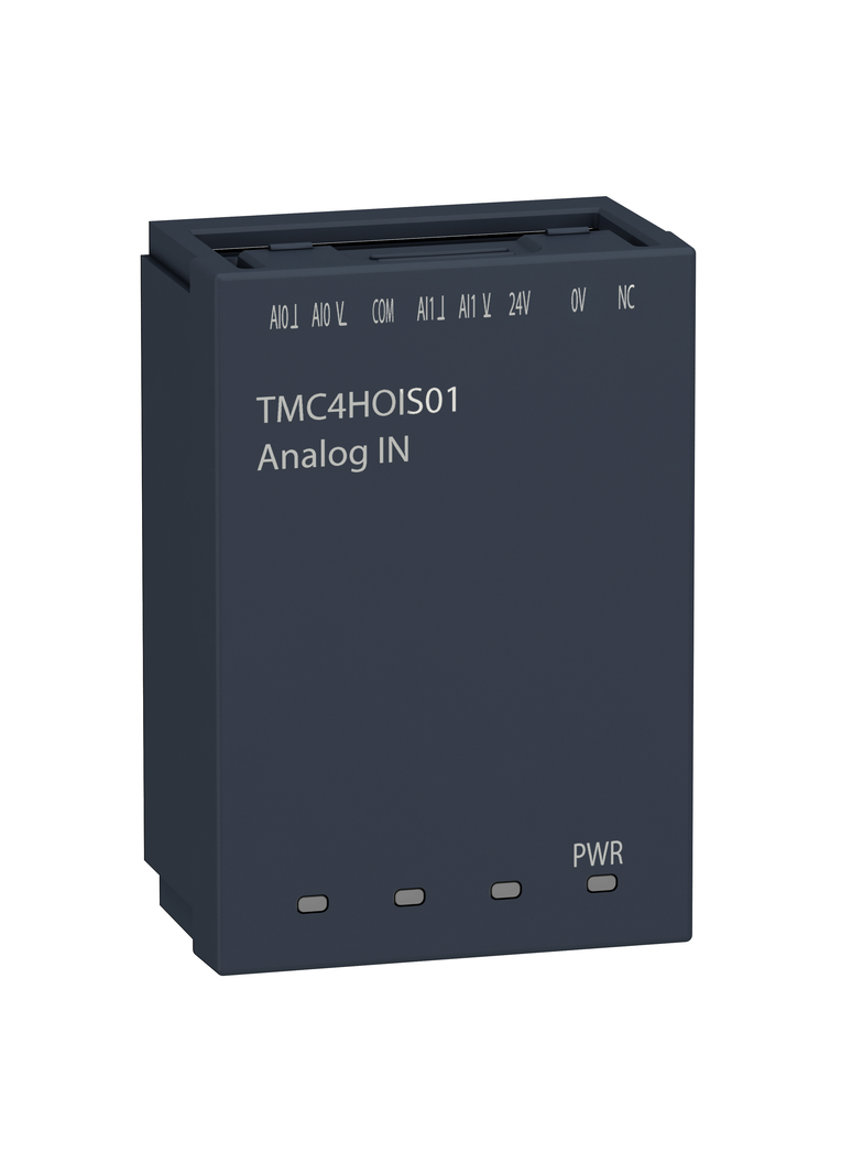 Modicon M241, kaseta we/wy, zastosowania dźwigowe, 2 wejścia analogowe