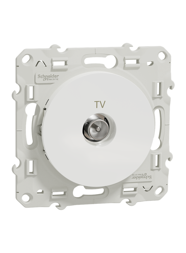 Odace - Gniazdo TV (FR) biały