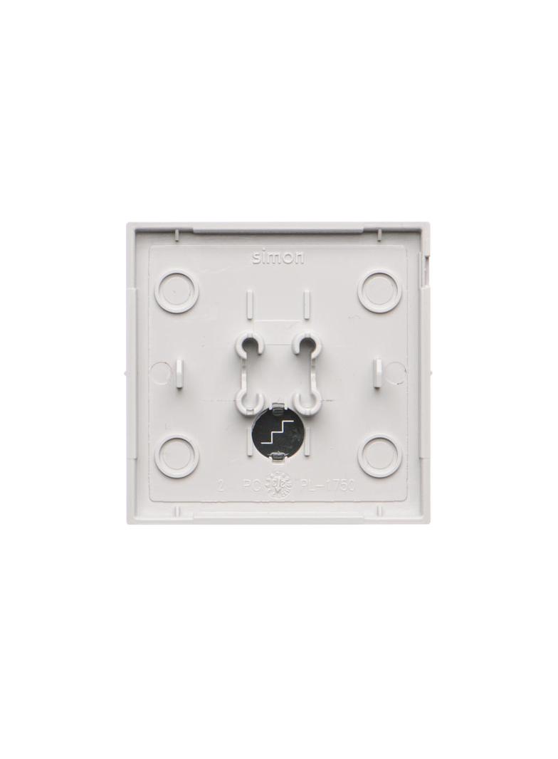 Simon 55 Klawisz pojedynczy z oczkiem z piktogramem /schody/ do: SW6M Jasnoszary mat