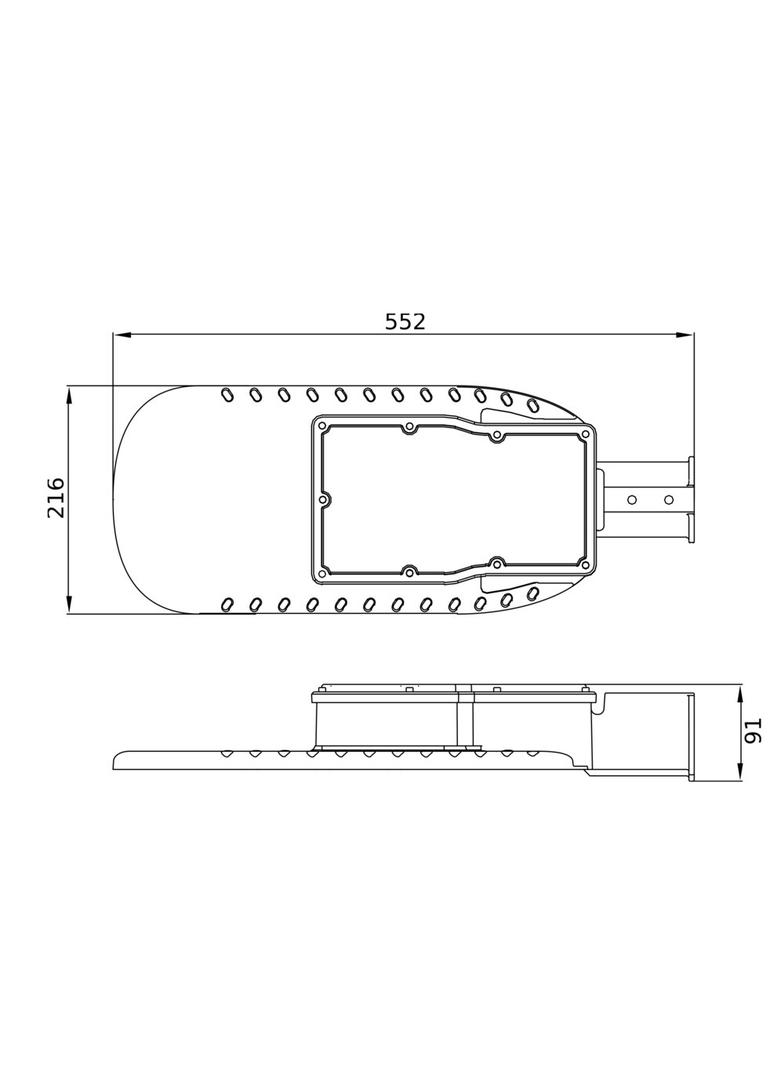 Oprawa ECO AREA SPD 90W 865 IP66 GY