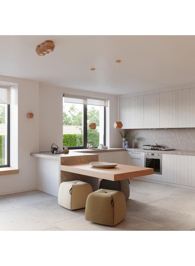 Sollux Lampa wisząca WOODY naturalne drewno SL.1011