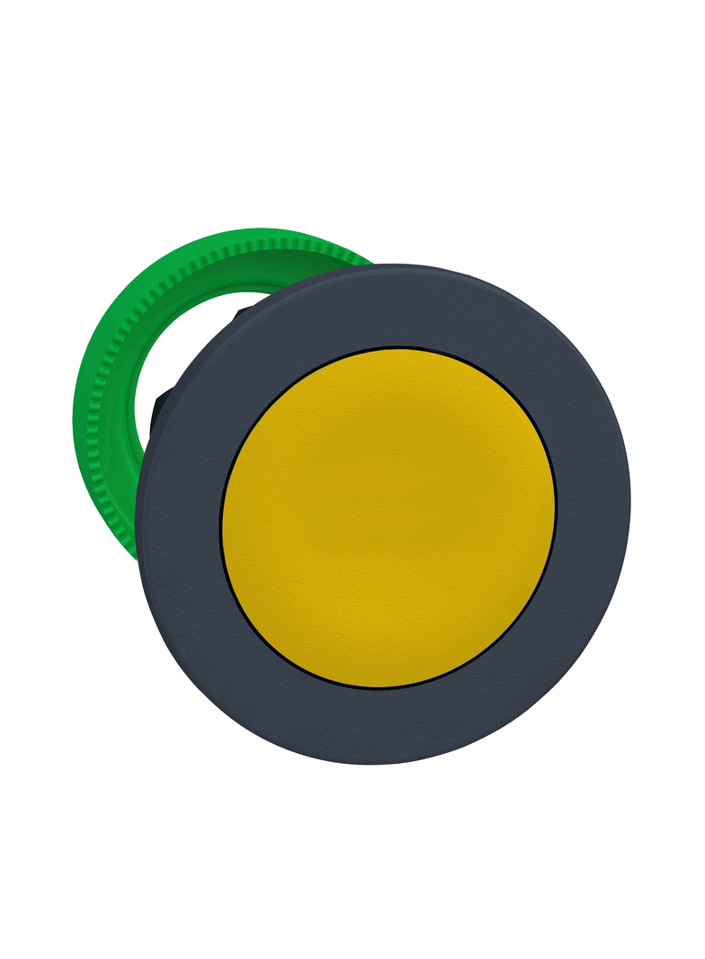 Harmony XB5 Główka przycisku podświetlanego żółty kryty typ push push