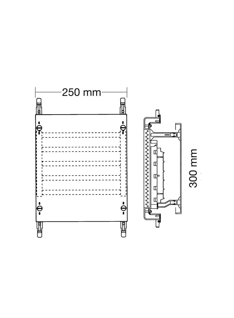 ED71SA Zestaw łączeniowy 1F do szyn