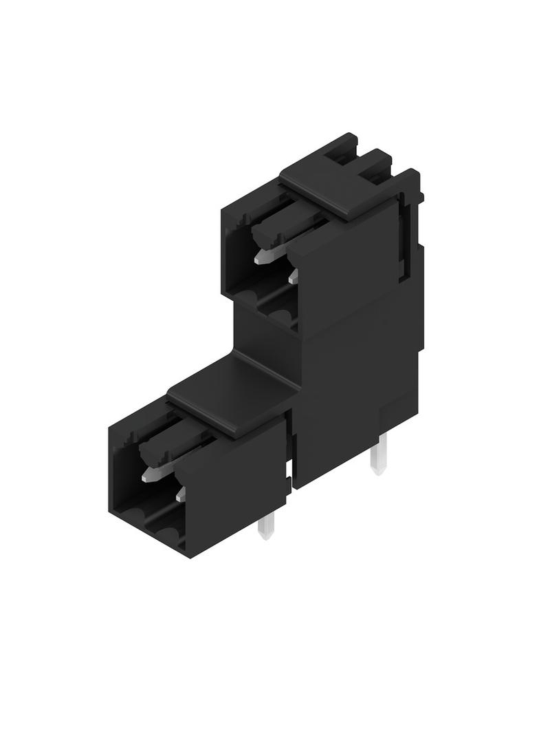 SLD 3.50V/04/90G 4.5SN BK BX Wtyki PCB (złącza płyty), 3.50 mm, Liczba biegunów: 4, kąt odejścia: 90° /50szt./ 1642860000 WEIDMÜLLER