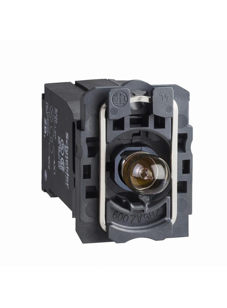 Harmony XB5 Korpus przycisku z elementem świetlnym LED 220/240V zaciski śrubowe ZB5AV4 Schneider