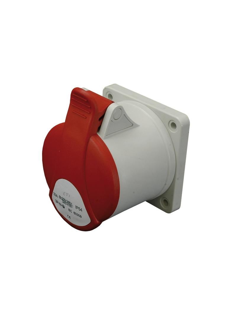 32A 400V 3P+N+PE Gniazdo tablicowe proste IP54 EER 3253 004482095 ETI