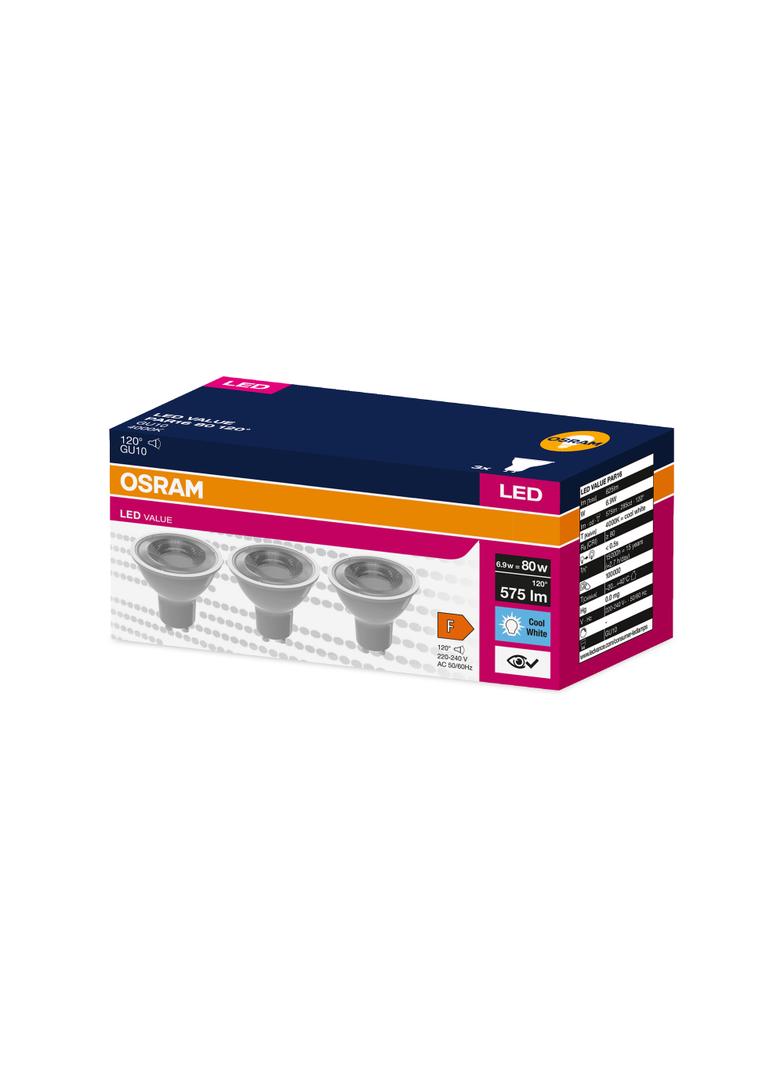 Lampa LED VALUE PAR16 80 120 6,9W/840 230V GU10 FS3 OSRAM