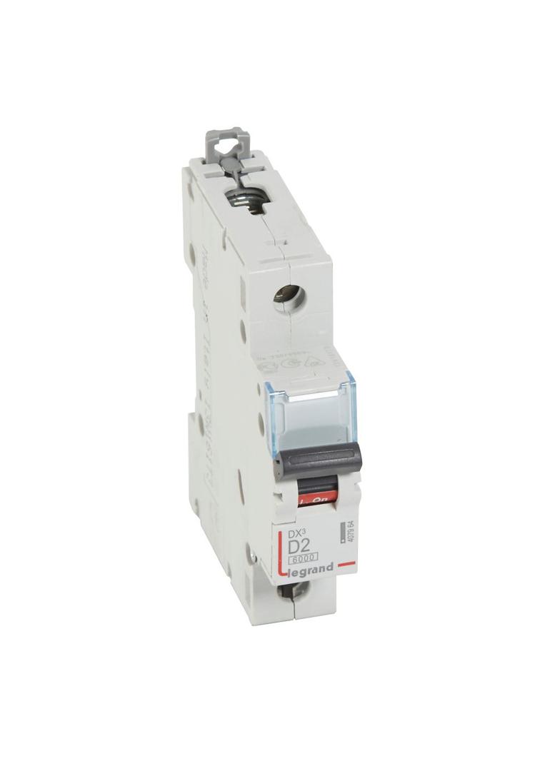 WYŁĄCZNIK NADPRĄDOWY S 301 1P D 2A 6000A SERII DX3, Legrand