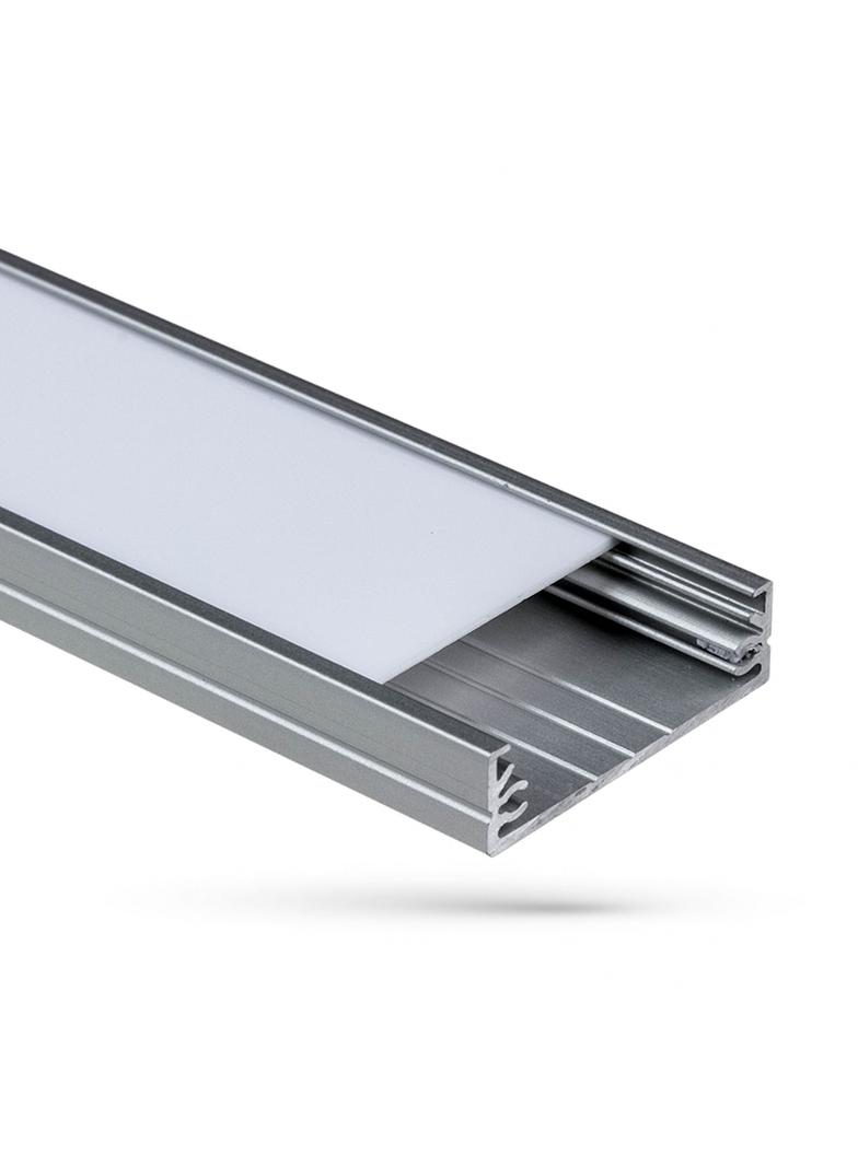 Profil Aluminiowy WOJWIDE z osłoną mleczną 1mb