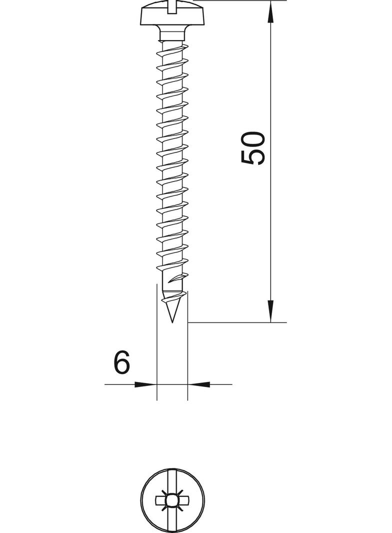 ŚRUBY GOLDEN SPRINT 6X50