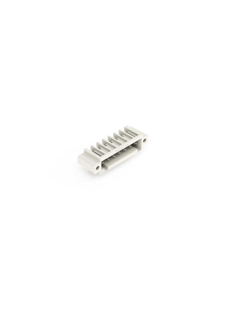 Wtyk THT 1.0x1.0mm solder pin konstrukcja kątowa jasnoszary /100szt./ 734-167/108-000 WAGO