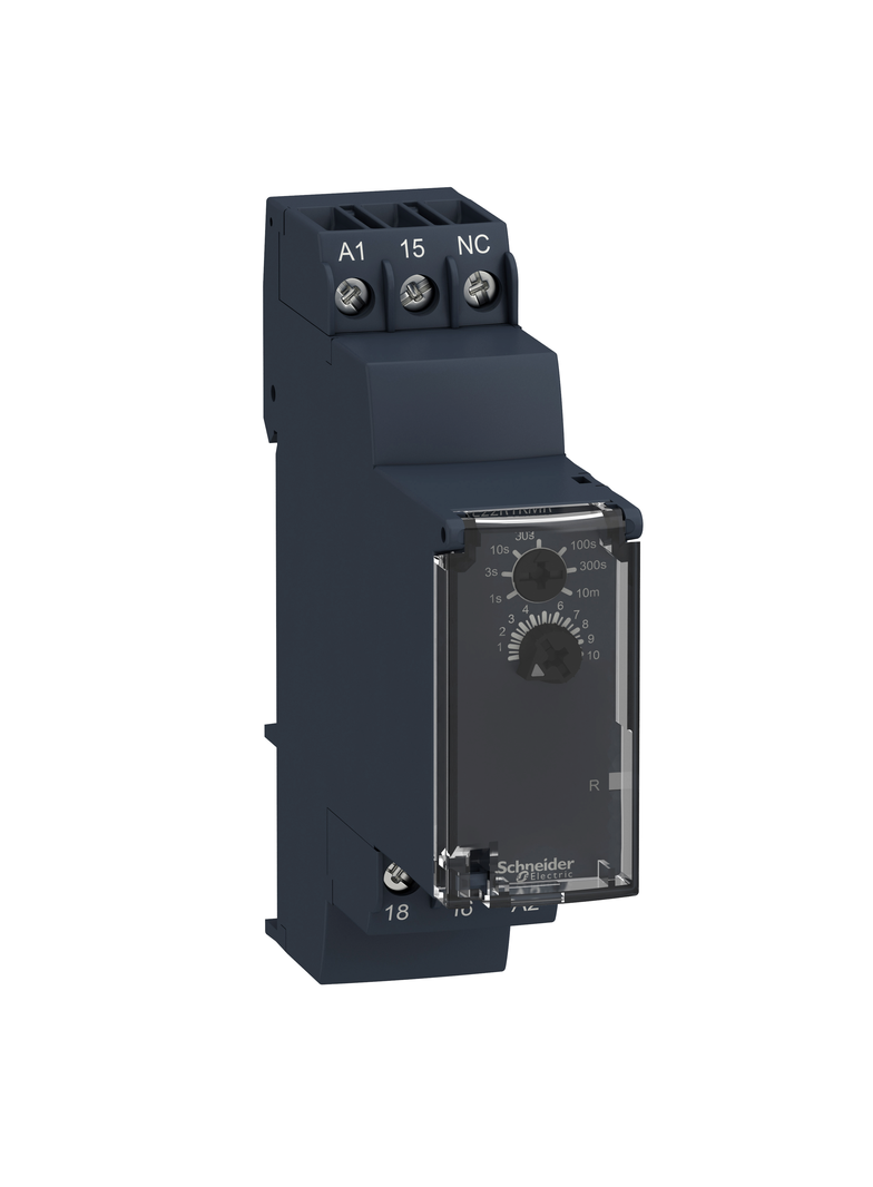 Zelio Time Przekaźnik czasowy z opóźnieniem 24 240V AC/DC, 0.05s/ 300h, styk 1C/O 8A RE22R1KMR
