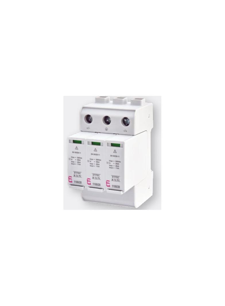 Moduł wymienny do ogranicznika przepięć Typ 2 (kl.C) do systemów PV MOD. M T2 PV 125/20 002440734 ETI