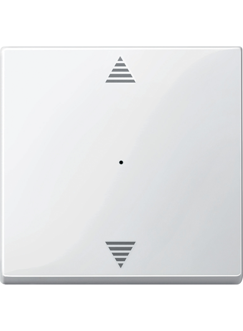 KNX klawisz do 1-kr. modułu przyciskowego biały połysk System M z ozn. strzałek