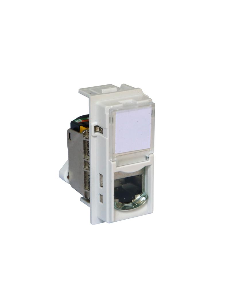 LIVING NOW - GNIAZDO RJ45 - UTP - KAT.6A - 1 MODUŁ - PIASKOWY BEŻ, Bticino