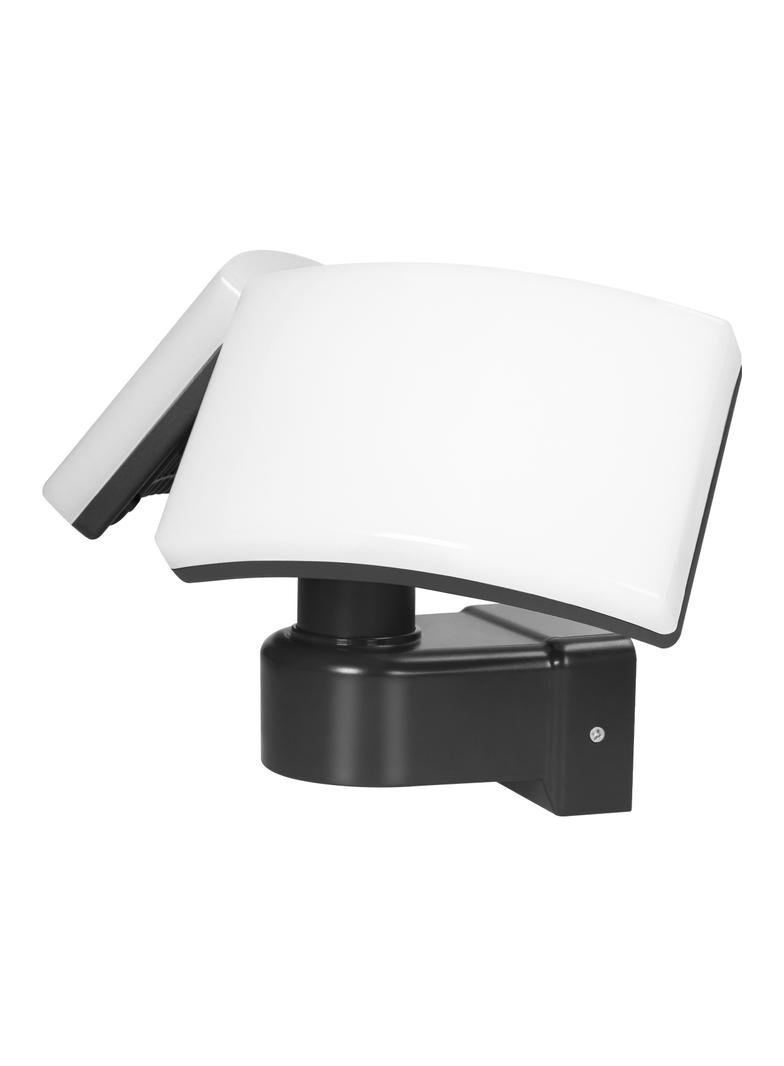 TOS DUO LED 2x20W podwójny naświetlacz ogrodowy, 2x1600lm, IP65, 4000K, PC, czarny