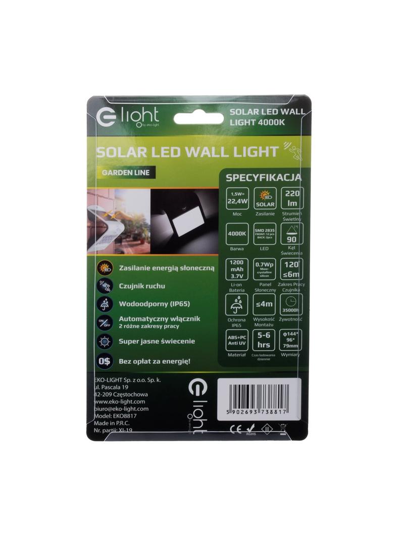 Lampka Solarna Butterfly Biała 1,5W