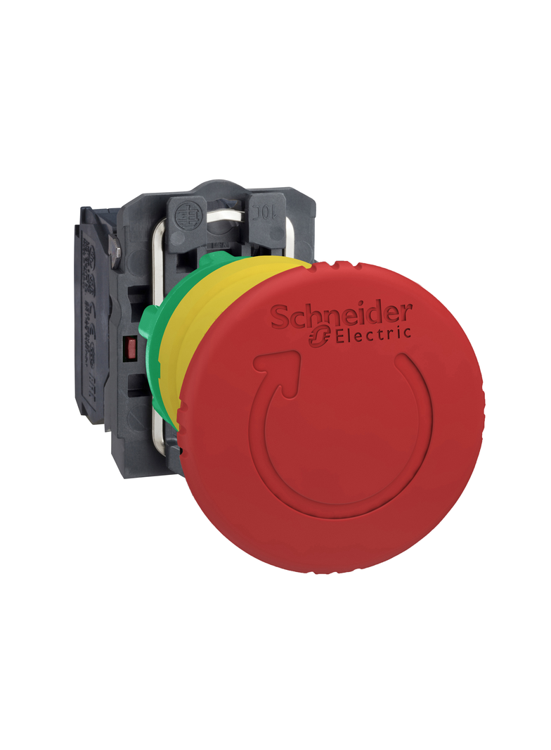 Harmony XB5 Przycisk stop awaryjny fi40 czerwony plastikowy XB5AS8444 Schneider