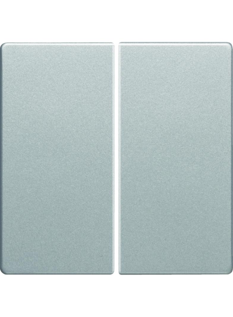 BERKER Q.x Klawisze do łącznika 2-klawiszowego para aluminium aksamit lakierowana 16236084 HAGER