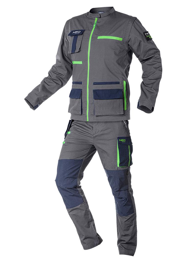 Spodnie robocze PREMIUM, 100% bawełna, ripstop, rozmiar XL