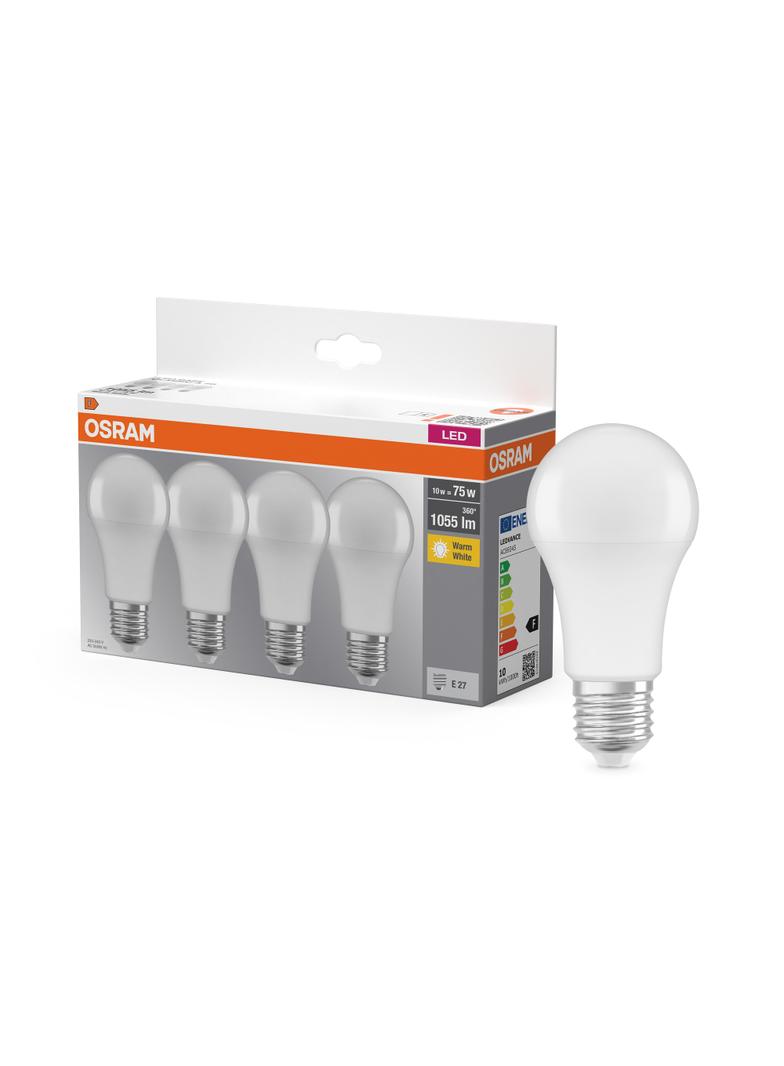 OSRAM Żarówka LED E27 11W (75W) ciepła 2700K 4 szt. LEDVANCE