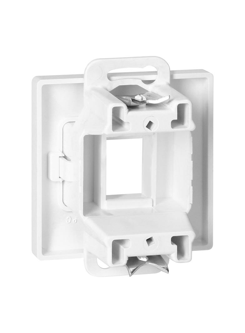 Płytka czołowa + 1xRJ45 Pearl, PC+ARJ45/P1, biały