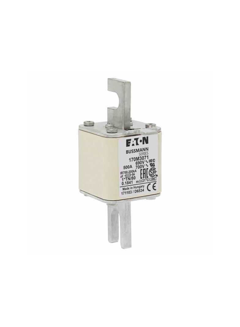 500A 690V 1*TN/80 aR INDICATOR FUSE Wkładka szybka 500A AC 690V compact DIN 1 45x58x104 mm 170M3071