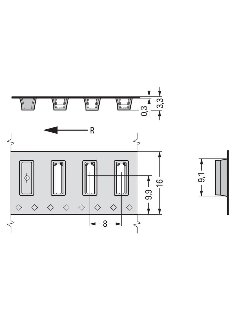 złączka SMD do płytek drukowanych