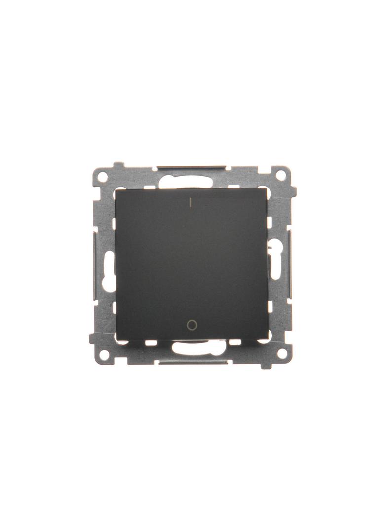 Simon 54 Łącznik dwubiegunowy 10A szybkozłączka czarny