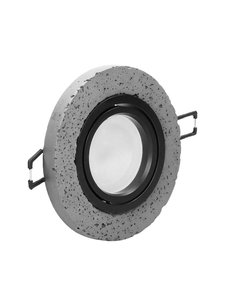 HALISI RM ramka dekoracyjna oprawy punktowej, MR16/GU10 max 50W, koło, ruchoma, czarna AD-OD-6182 ORNO