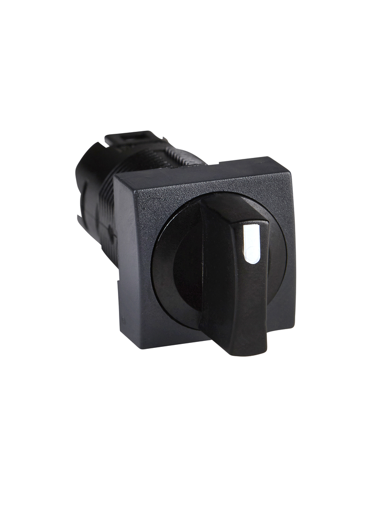 Harmony XB6 Przełącznik 2 położeniowy czarny stabilny kwadratowy ZB6CD28 Schneider