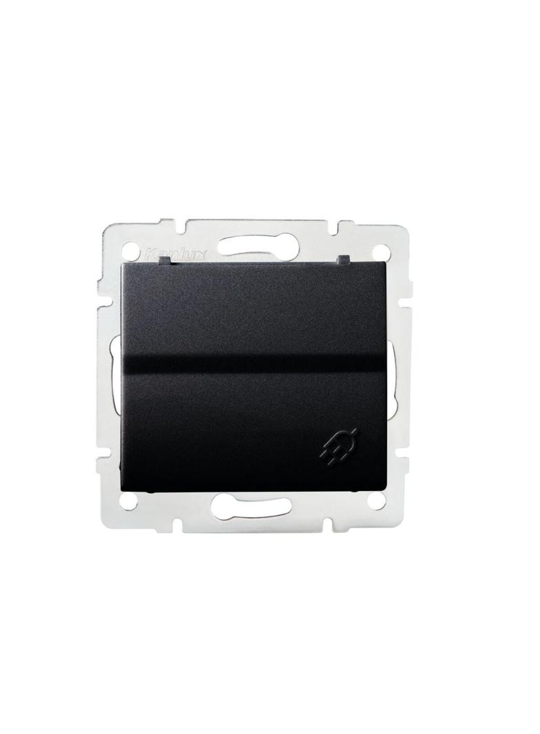 LOGI 02-1230-142 cm Gniazdo z uziemieniem IP44 Schuko LOGI 02-1230-142 cm śrubowy kolor czarny mat K