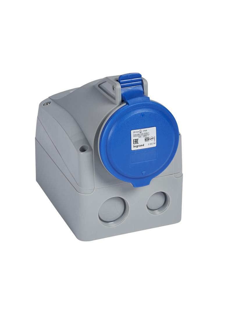 P17 TEMPRA PRO GNIAZDO STAŁE 32A 3P+N+Z 230V IP44, Legrand